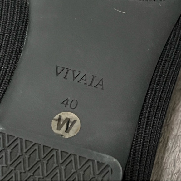 VIVAIA Square-Toe V-Cut Flats black Margot 2.0 Size 40W 9 US wide - Picture 12 of 16